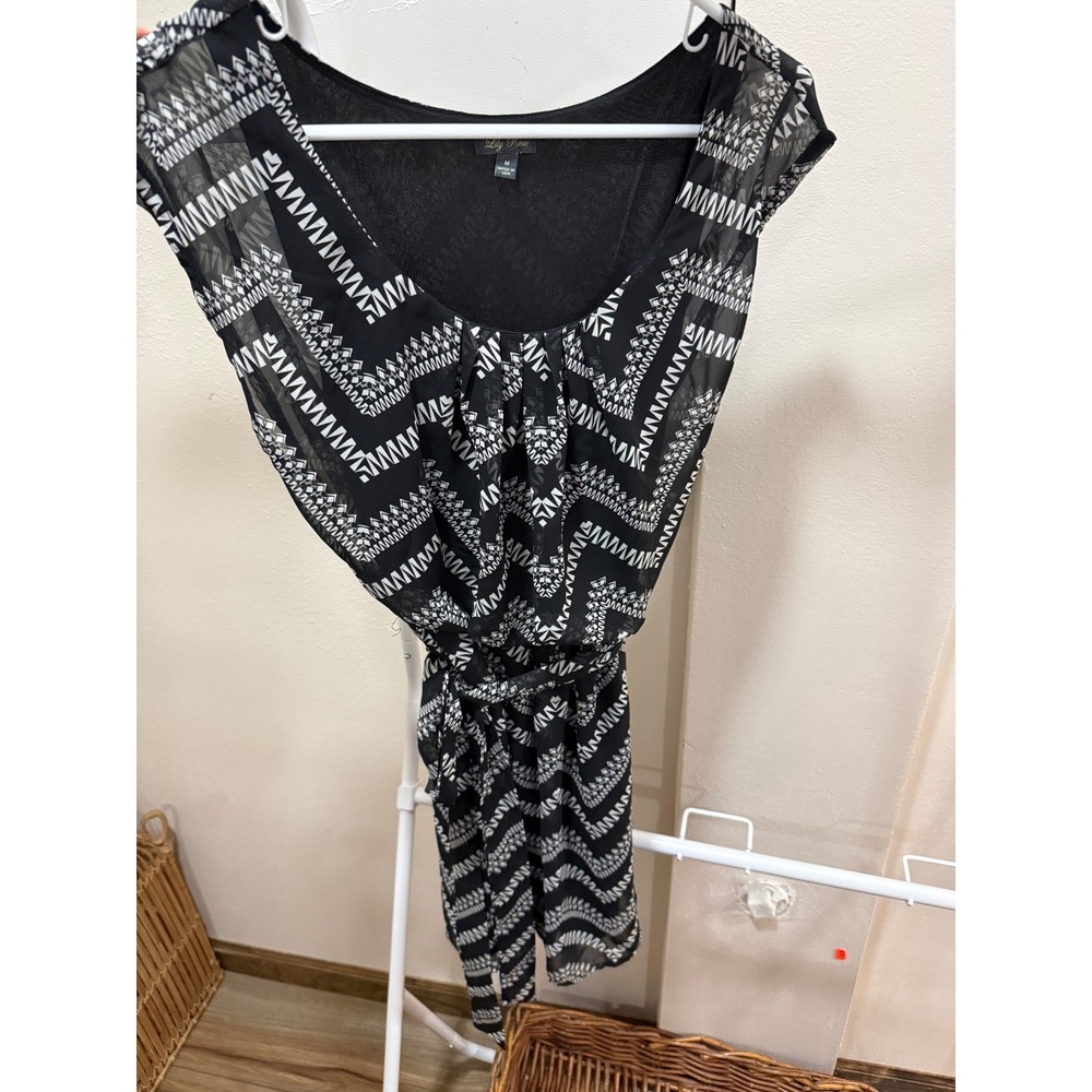 Business Office Casual y2k Basic Black Dress Size Medium